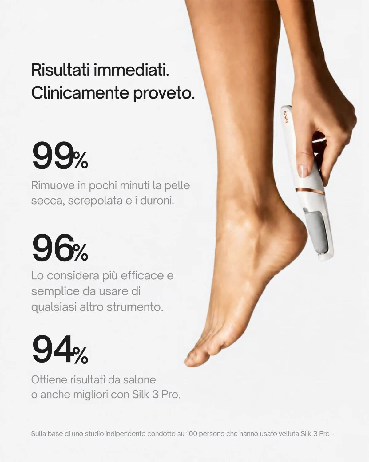Risultati immediati. Clinicamente provati.